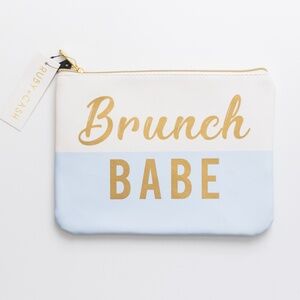 NWT "Brunch Babe" Makeup Bag